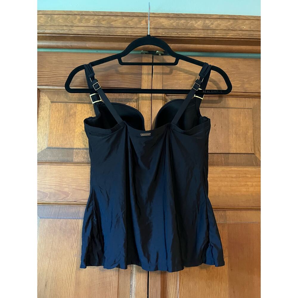 Panache Women's Halle Underwired Swimwear Tankini Top Black Size 34D - Picture 6 of 12